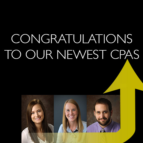 Congratulations to Our Newest CPAs