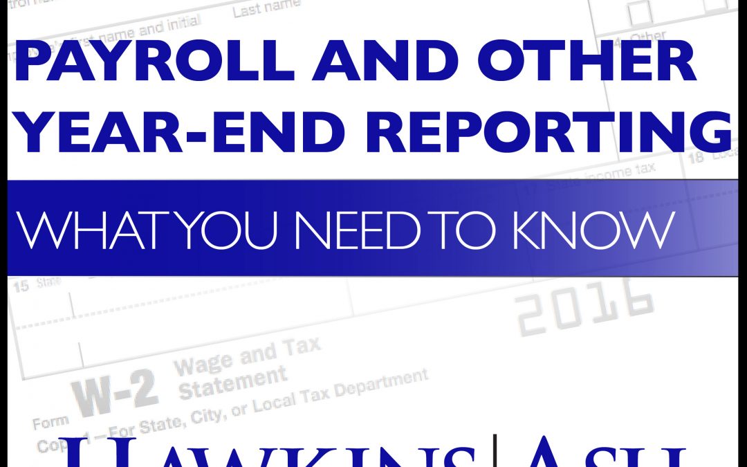 Payroll and Other Year-End Webinar
