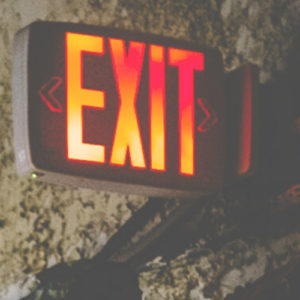 exit sign